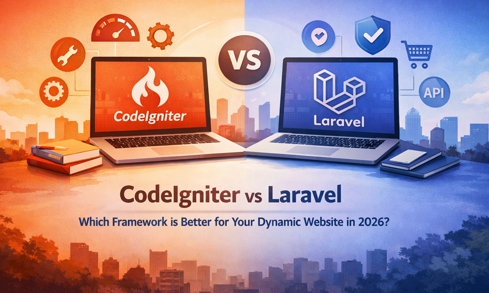 Website development in Bangalore using CodeIgniter and Laravel frameworks