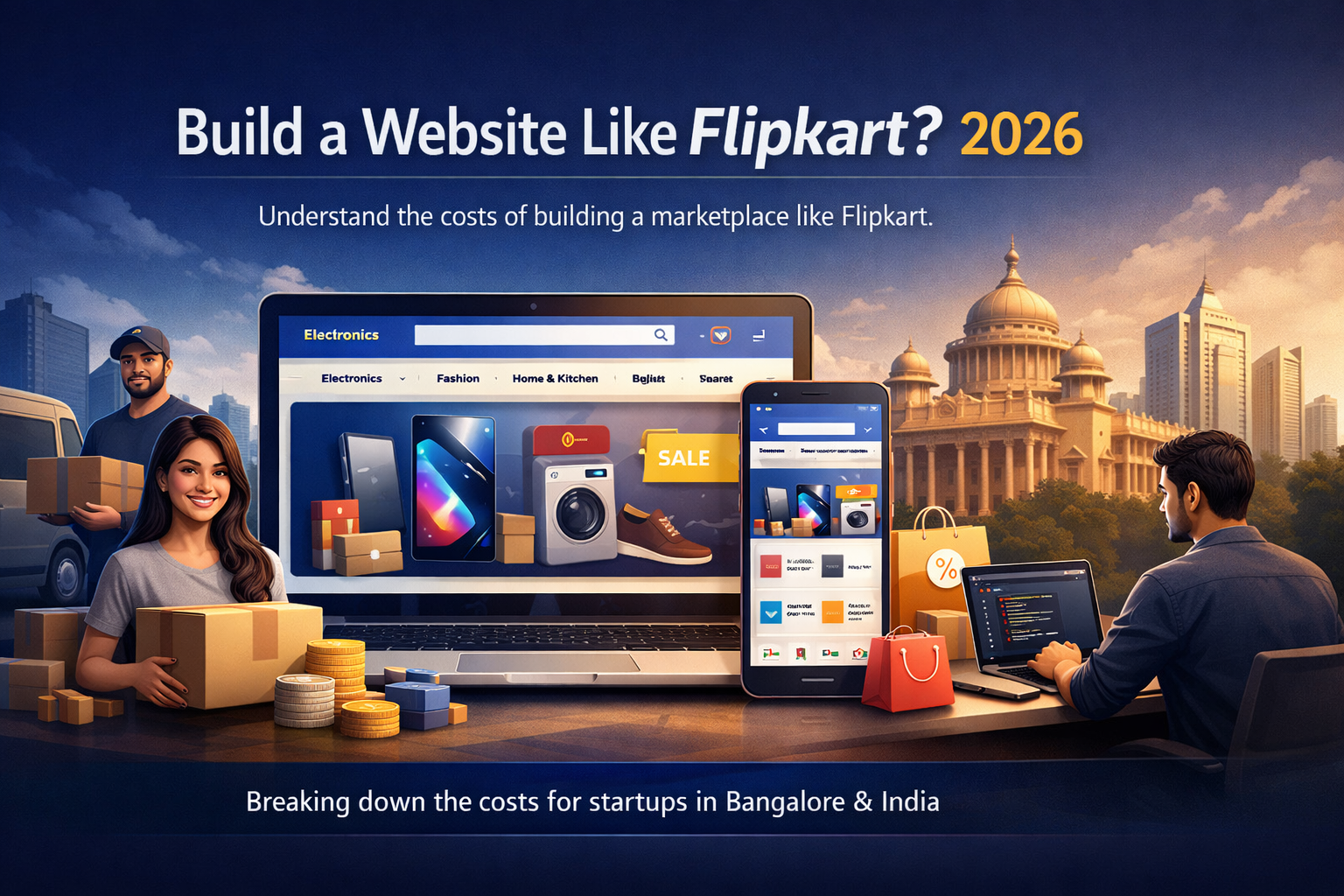 building a Flipkart-style eCommerce platform in Bangalore.