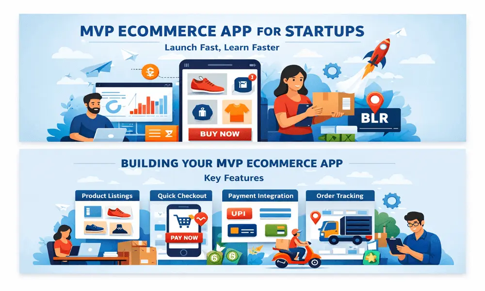 MVP Ecommerce App Development Guide for Startups (2026): Build Smart, Launch Faster