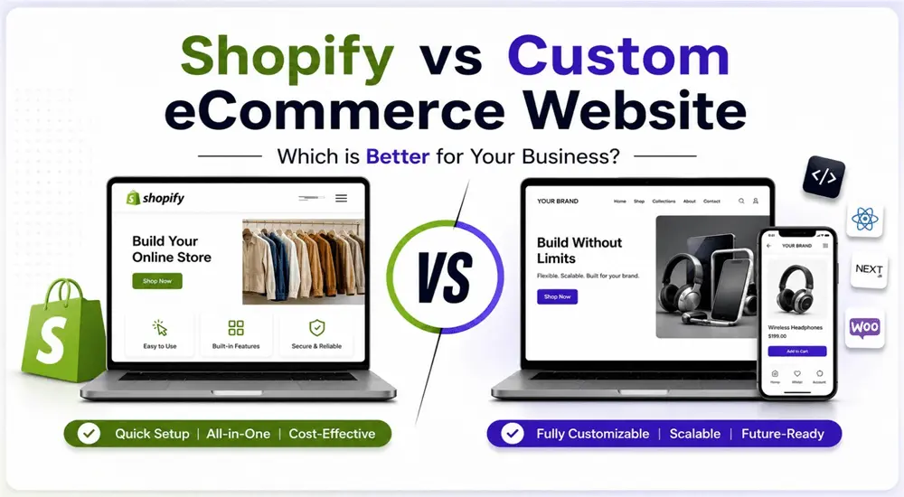 shopify-vs-custom-ecommerce-website-india