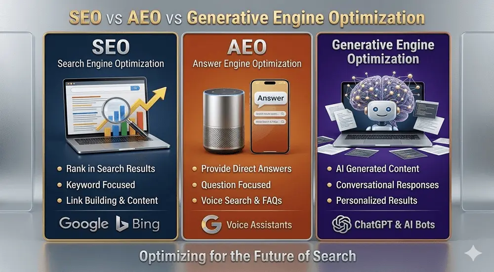 AI SEO, AEO & GEO –