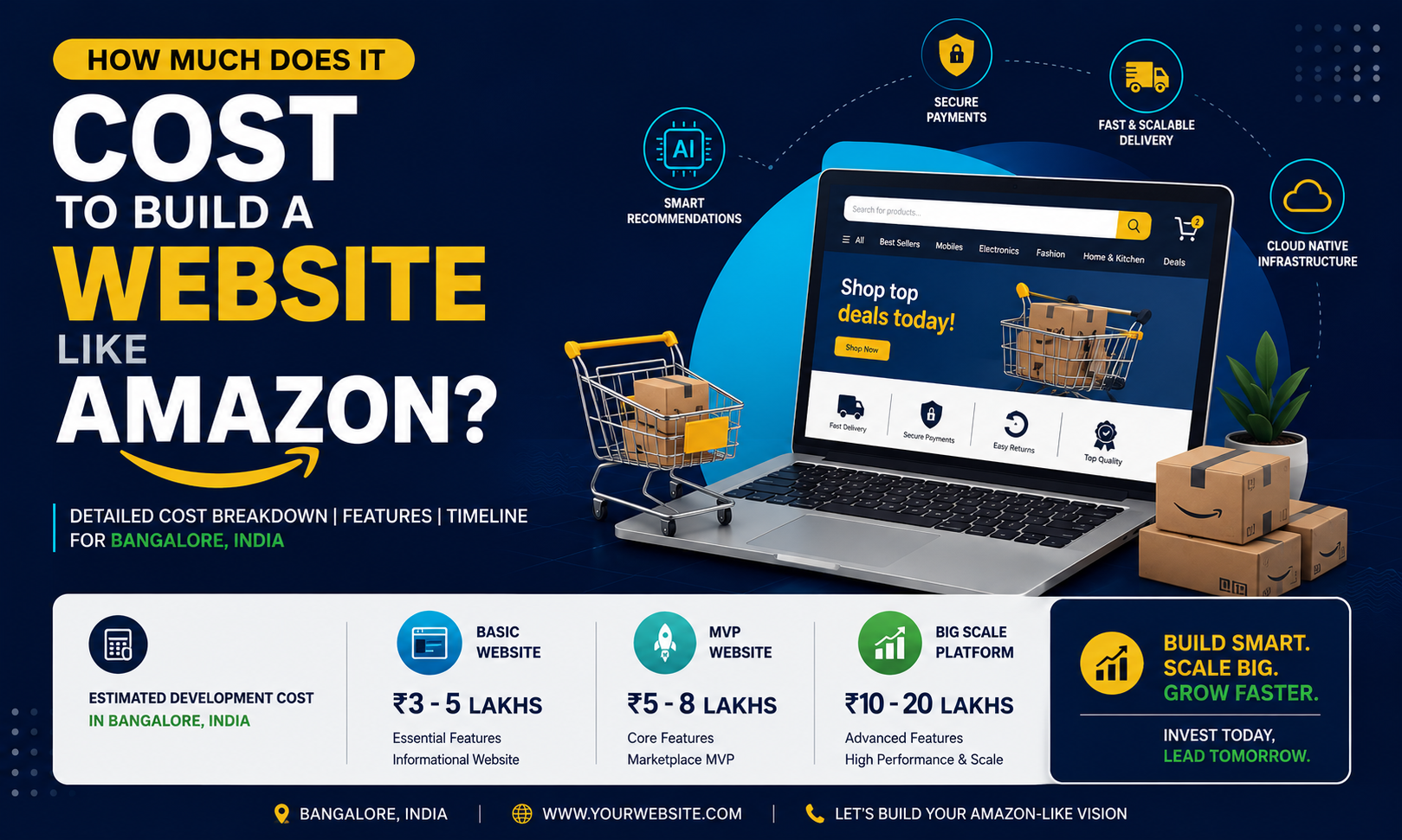 Website Like Amazon Cost