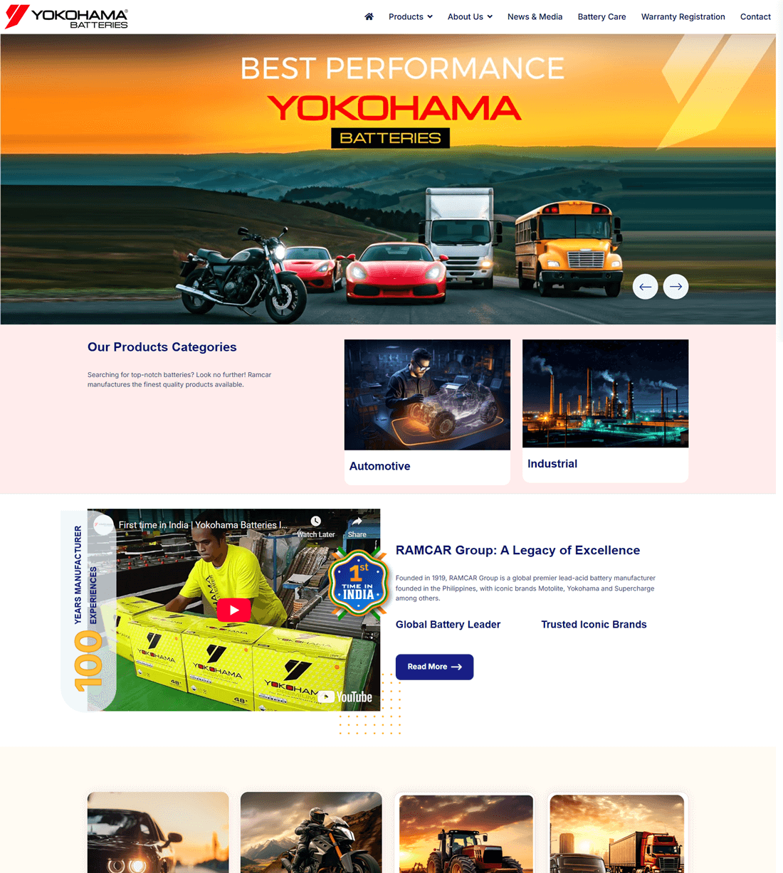 yokohama branded website